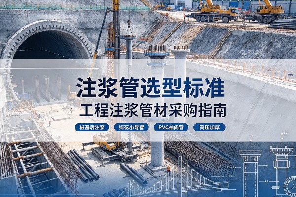 呈贡注浆管选型标准