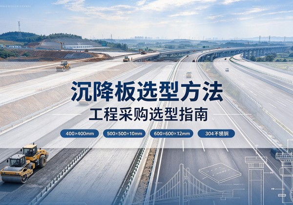 呈贡沉降板选择方法