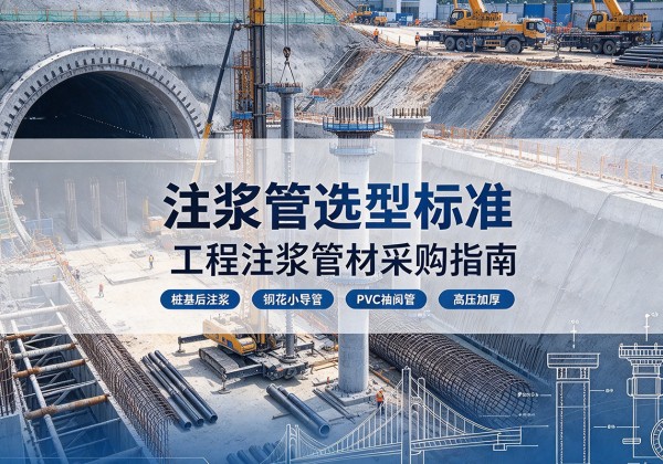 呈贡注浆管选型标准